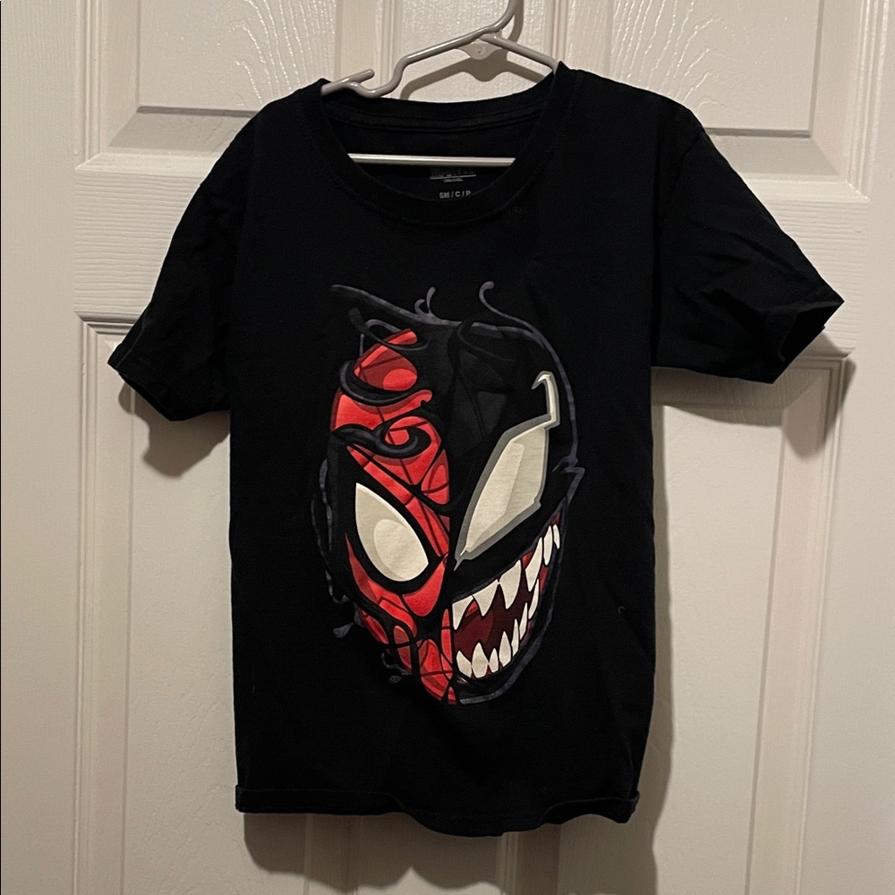 Marvel Black and Red Venom Graphic Tee